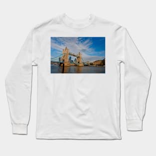 Tower Bridge River Thames London Long Sleeve T-Shirt